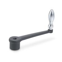 DIN 469 Cranked Handle Cast Iron